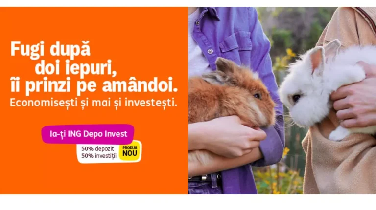 ING lansează Depo Invest, produsul care împarte banii între economii și investiții. Suma minimă este de 2.000 de lei