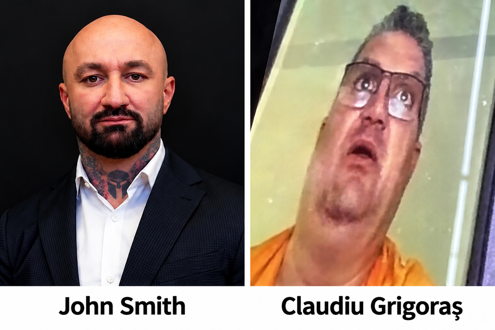 Comparație portrete_ John Smith și Claudiu Grigoraș