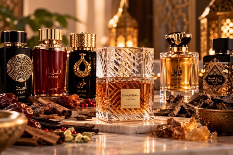 Cum alegi între Khamrah Lattafa și alte parfumuri Lattafa cu profil oriental intens